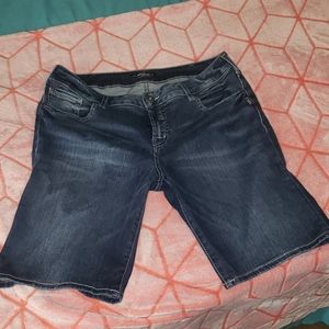 Size 32 womens silver brand bermuda shorts